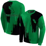 north texas mean green splatter effect green hoodie best selling