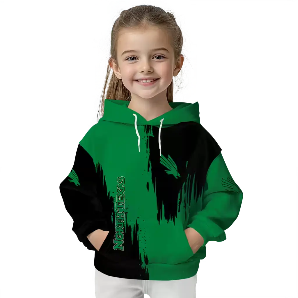 north texas mean green splatter effect green hoodie top rated north texas mean green splatter effect green hoodie top rated