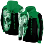 north texas mean green sugar skull green black hoodie best selling