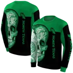 north texas mean green sugar skull green black hoodie best selling