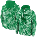 north texas mean green tie dye pattern green hoodie best selling