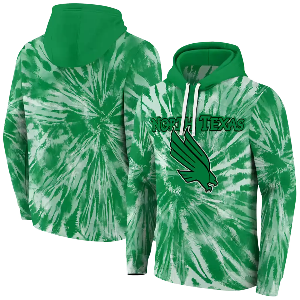 north texas mean green tie dye pattern green hoodie fashion forward north texas mean green tie dye pattern green hoodie fashion forward
