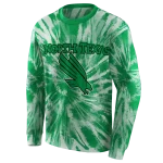 north texas mean green tie dye pattern green hoodie best selling