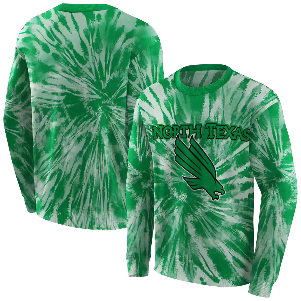 north texas mean green tie dye pattern green hoodie premium grade north texas mean green tie dye pattern green hoodie premium grade