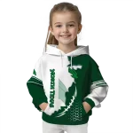 north texas mean green triangular pattern green white hoodie best selling