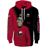 northern illinois huskies achmed skull red hoodie best selling