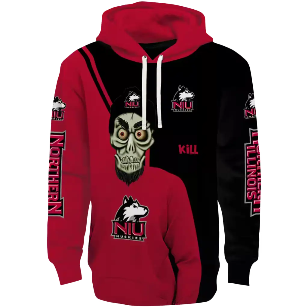 northern illinois huskies achmed skull red hoodie best selling northern illinois huskies achmed skull red hoodie best selling