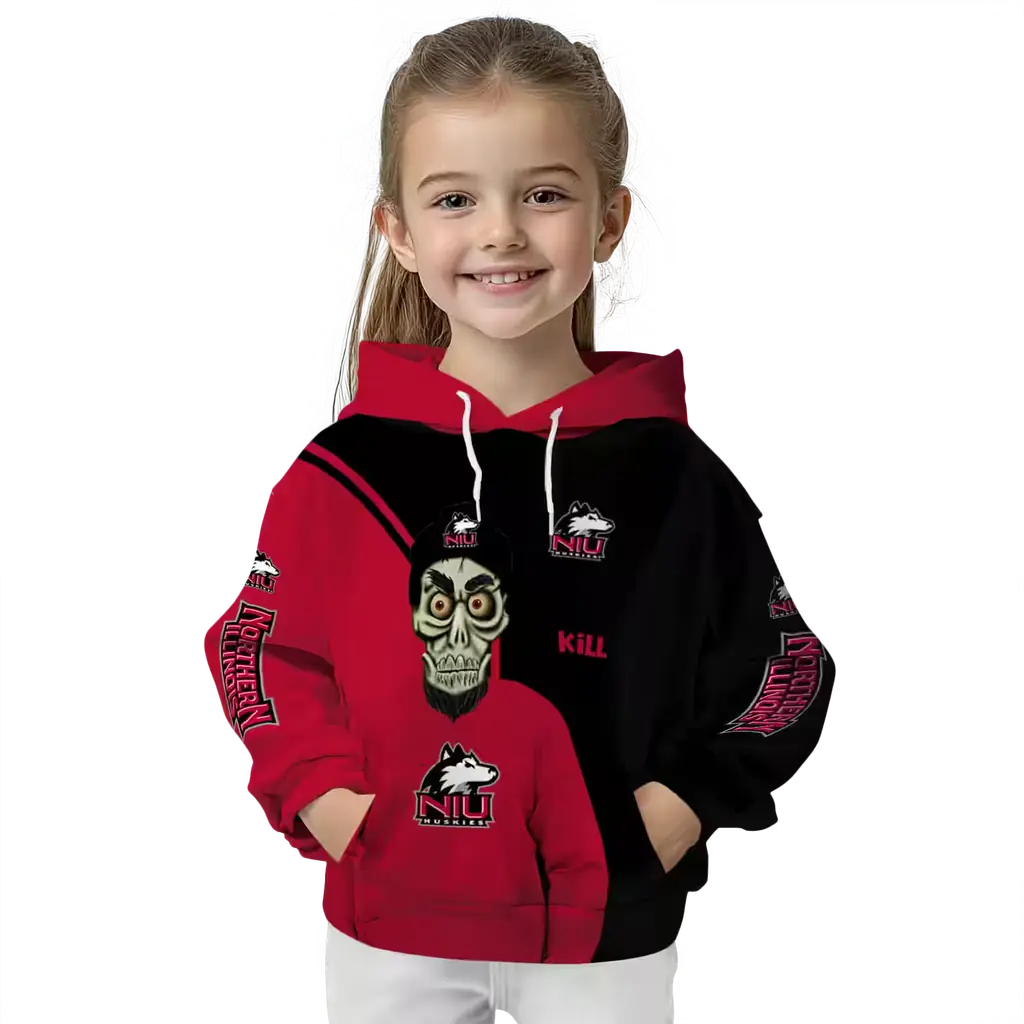 northern illinois huskies achmed skull red hoodie top rated northern illinois huskies achmed skull red hoodie top rated