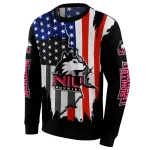 northern illinois huskies american pride black hoodie best selling