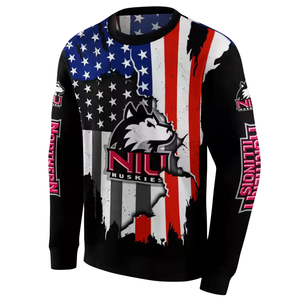 northern illinois huskies american pride black hoodie new arrival northern illinois huskies american pride black hoodie new arrival
