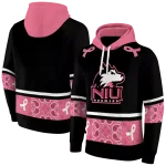 northern illinois huskies awareness ribbon black pink hoodie best selling