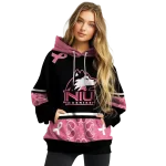northern illinois huskies awareness ribbon black pink hoodie best selling