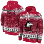 northern illinois huskies christmas trees red hoodie best selling