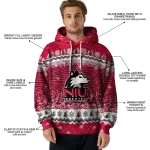 northern illinois huskies christmas trees red hoodie best selling