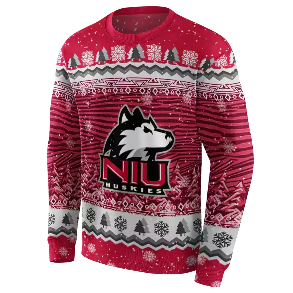 northern illinois huskies christmas trees red hoodie new arrival northern illinois huskies christmas trees red hoodie new arrival