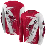 northern illinois huskies dynamic slash red white hoodie best selling