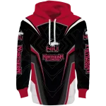 northern illinois huskies futuristic pattern red black hoodie best selling