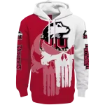 northern illinois huskies graphic punisher red white hoodie best selling