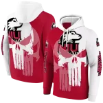 northern illinois huskies graphic punisher red white hoodie best selling