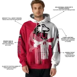 northern illinois huskies graphic punisher red white hoodie best selling