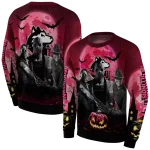 northern illinois huskies halloween vibes red black hoodie best selling