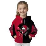 northern illinois huskies heartbeat graphic red hoodie best selling