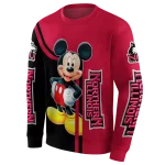 northern illinois huskies mickey mouse red black hoodie best selling
