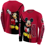 northern illinois huskies mickey mouse red black hoodie best selling