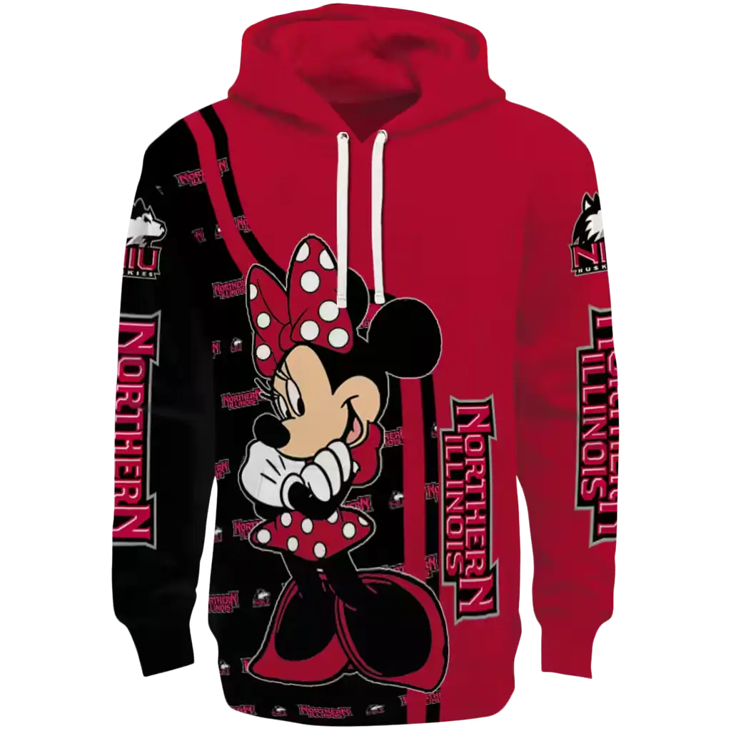 northern illinois huskies minnie mouse red hoodie best selling northern illinois huskies minnie mouse red hoodie best selling