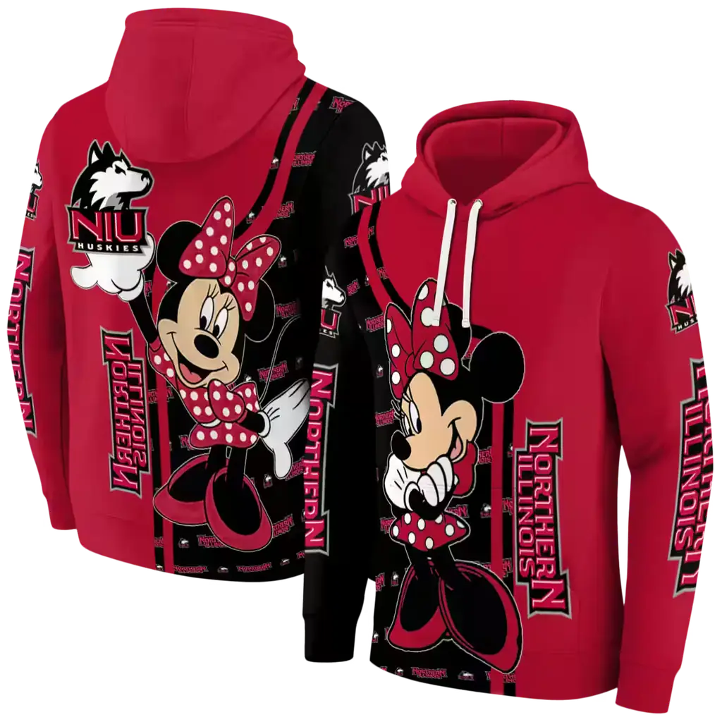 northern illinois huskies minnie mouse red hoodie fashion forward northern illinois huskies minnie mouse red hoodie fashion forward