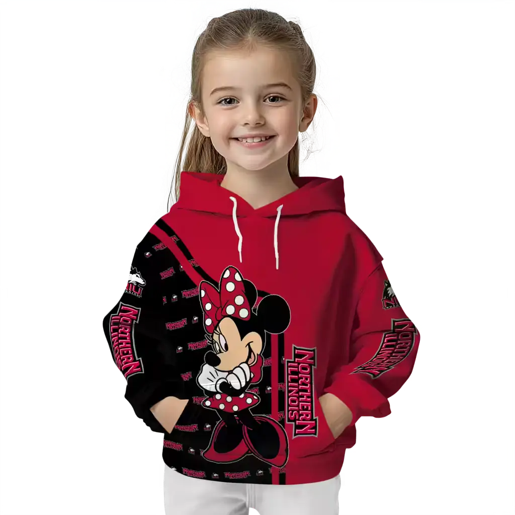 northern illinois huskies minnie mouse red hoodie top rated northern illinois huskies minnie mouse red hoodie top rated