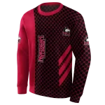 northern illinois huskies monogram pattern red hoodie best selling