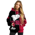 northern illinois huskies playful snoopy red hoodie best selling