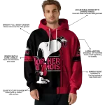 northern illinois huskies playful snoopy red hoodie best selling