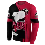 northern illinois huskies playful snoopy red hoodie best selling
