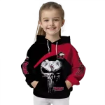 northern illinois huskies skull punisher silver black hoodie best selling