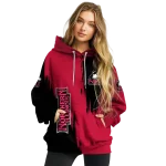 northern illinois huskies splatter effect red hoodie best selling