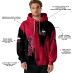 northern illinois huskies splatter effect red hoodie best selling