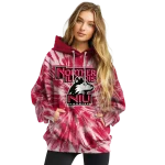 northern illinois huskies tie dye pattern red hoodie best selling