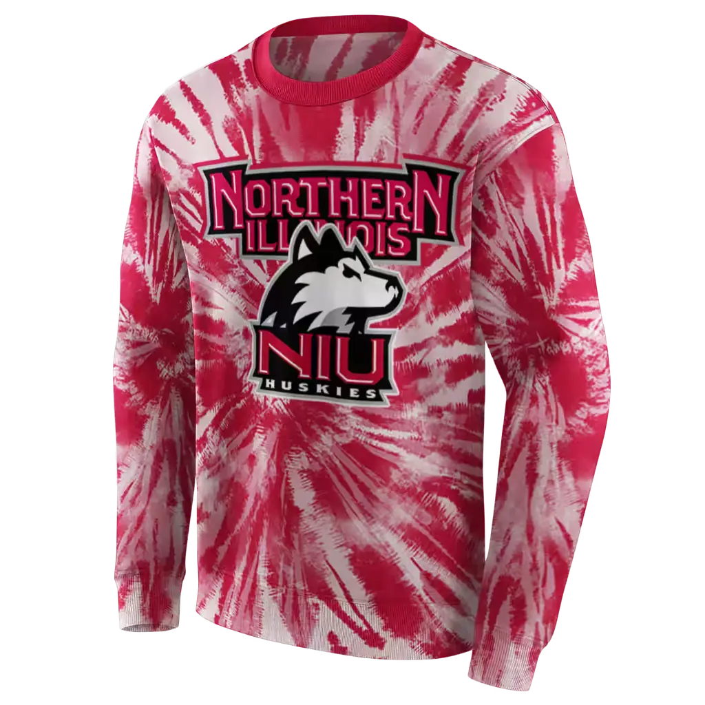 northern illinois huskies tie dye pattern red hoodie new arrival northern illinois huskies tie dye pattern red hoodie new arrival