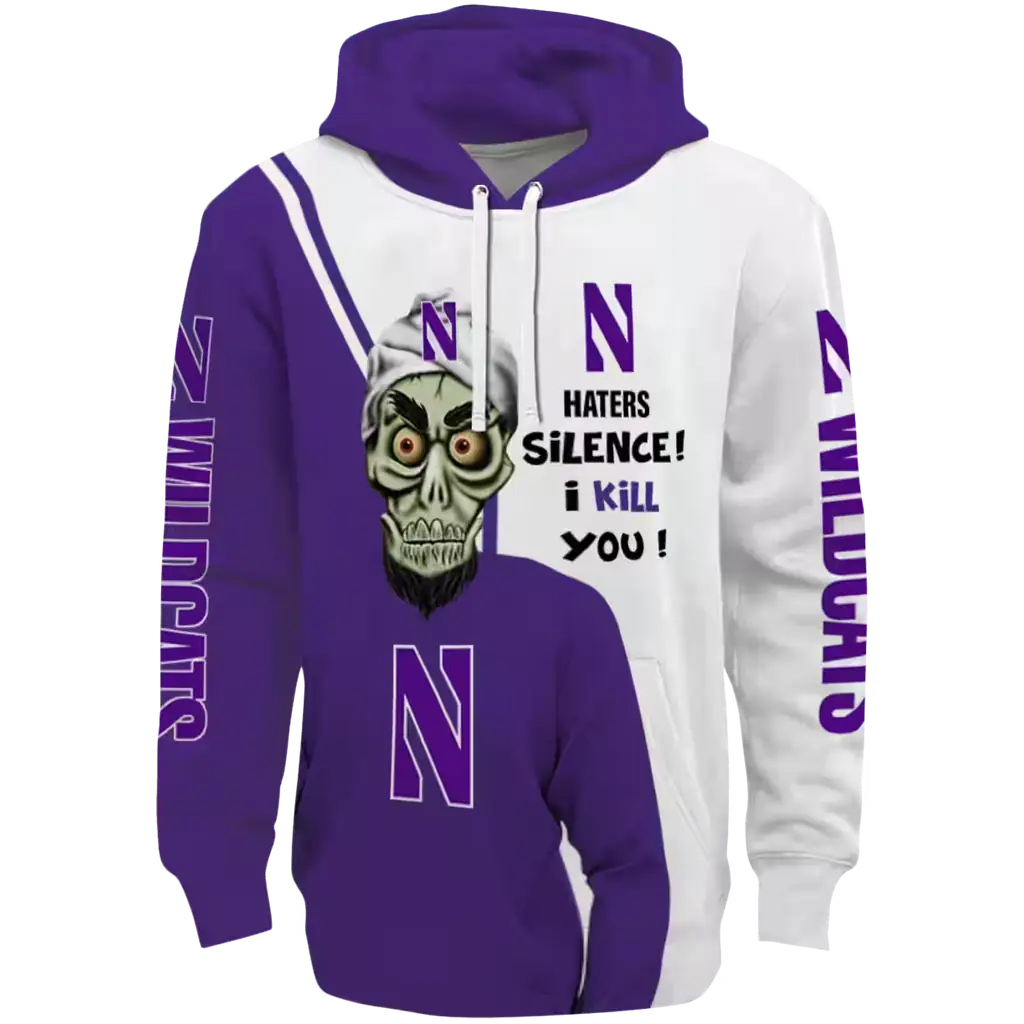 northwestern wildcats achmed skull purple hoodie best selling northwestern wildcats achmed skull purple hoodie best selling