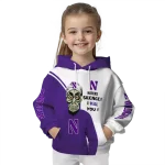 northwestern wildcats achmed skull purple hoodie best selling