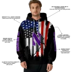 northwestern wildcats american pride black hoodie best selling