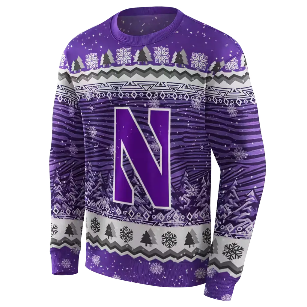 northwestern wildcats christmas trees purple hoodie new arrival northwestern wildcats christmas trees purple hoodie new arrival