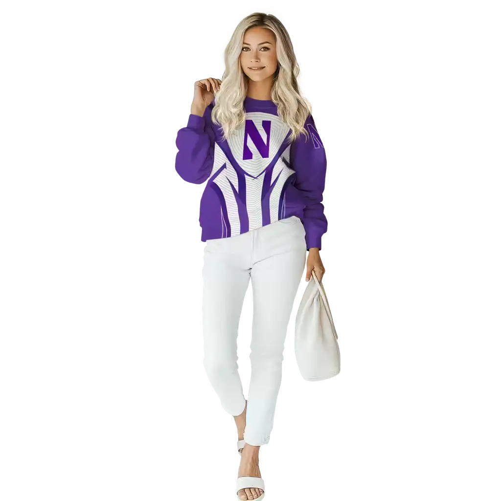 northwestern wildcats concentric lines purple black hoodie trendy northwestern wildcats concentric lines purple black hoodie trendy