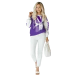 northwestern wildcats graphic punisher purple white hoodie best selling