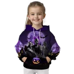 northwestern wildcats halloween vibes purple black hoodie best selling