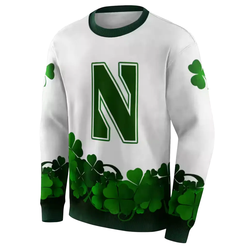 northwestern wildcats lucky motif white green hoodie new arrival northwestern wildcats lucky motif white green hoodie new arrival