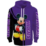 northwestern wildcats mickey mouse purple black hoodie best selling