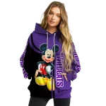 northwestern wildcats mickey mouse purple black hoodie best selling